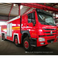 266hp 371hp HOWO red fire truck fire fighting truck